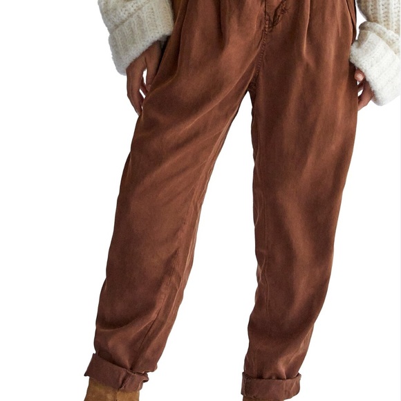 FREE PEOPLE Run Wild High Waist Balloon Pants In Black - Picture 2 of 6